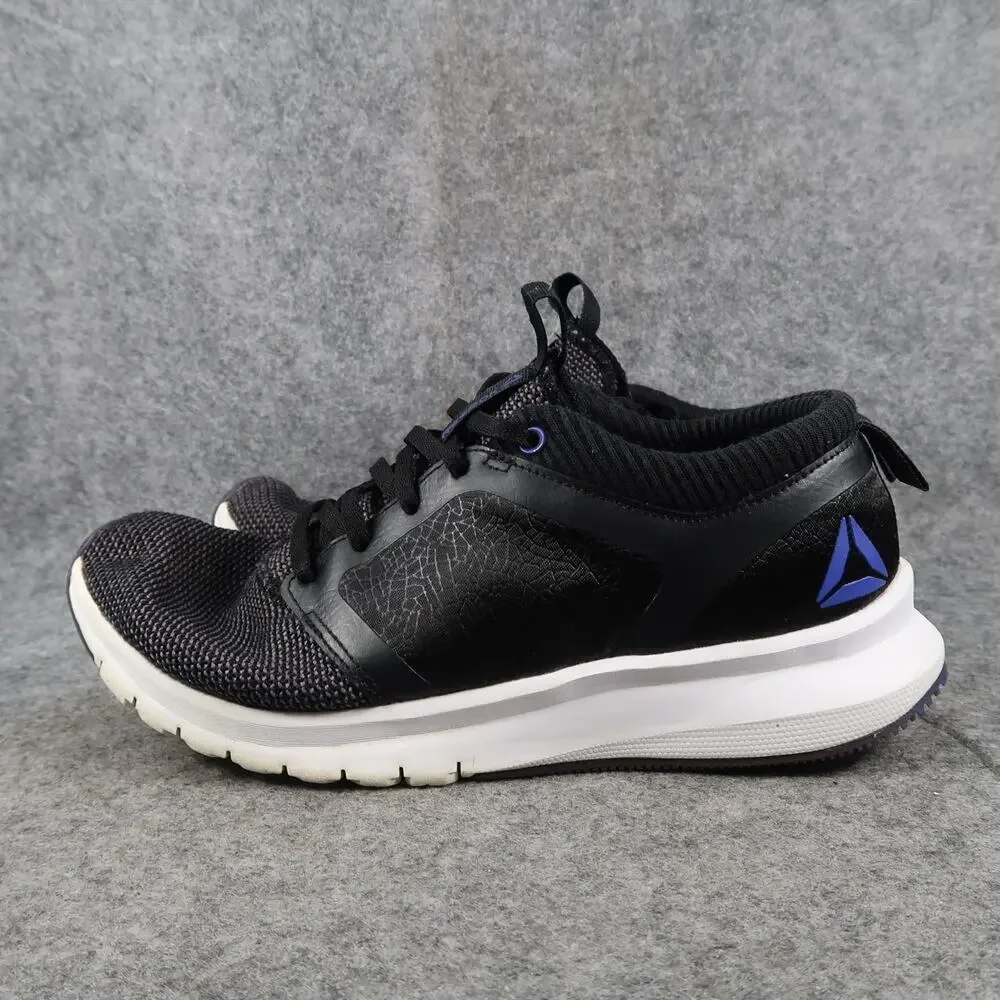 Reebok Shoes Womens 8.5 Athletic Trainers Running Sport Sneakers Black Lace Up - Picture 4 of 12